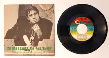 7" ADRIANO CELENTANO 45 giri CHI NON LAVORA NON FA L'AMORE Clan ITALY 1970 NM