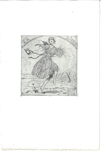Rodolphe piquet exlibris für - piquet:,
