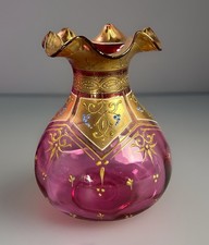 Antico vaso bohemien Moser Bud