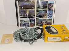 LANCIA APPIA 1°/2°/3°- SERIE CATENE DA NEVE MISURA COPERTONI 155/15 ORIGINALI  