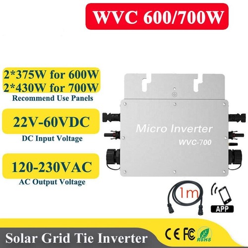 Wvc 600w 700w inverter solare - wvc,
