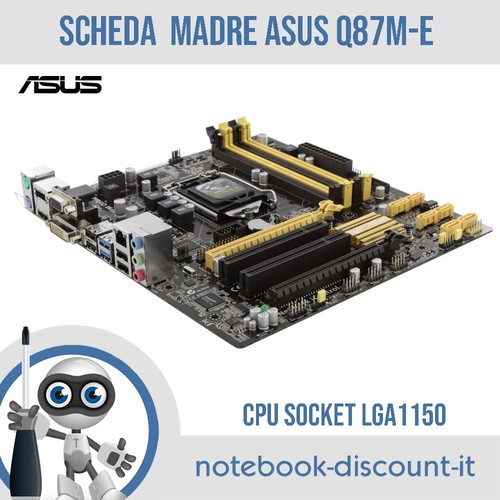 Scheda madre asus - q87m-e, per