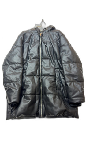 Cappotto ecopelle zara nero - ecopelle,