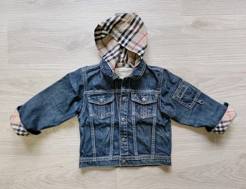 Giacca denim bambino burberry - denim,