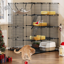 Large 4 Tier Cat Cage, Fence