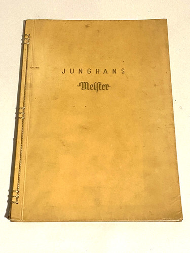 1938 1939 junghans meister - 1938-1939,