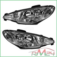 2X FARO ANTERIORE SX+DX H7/H7 PER PEUGEOT 206 CC CABRIO 00-+DUE VOLUMI 98-00+SW