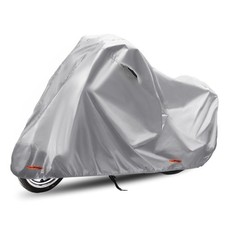 Housse moto 210D grise pour