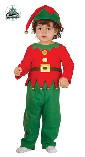 Costume elfo aiutante babbo - aiutante,