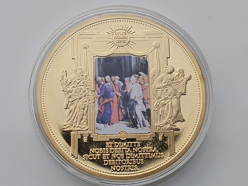 Medaglia moneta coin placcata