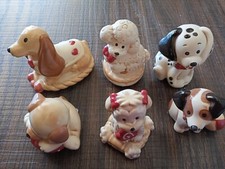 11 Oggetti Cagnolini in Ceramica per Bomboniere/Segnaposto, marca Wald, Saldi