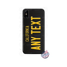 Custodia telefono targa California 2010 adatta per iPhone i12 Samsung Note 20 Google