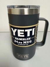 Tazza birra Rambler Charcoal YETI® 24 oz - autentica - nuova VII Magslider