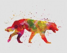 Acquerello per cani da pastore