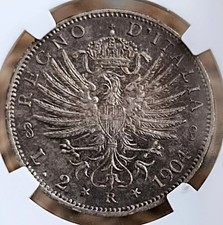 2 LIRE 1904 AQUILA SABAUDA