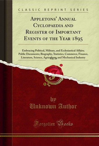 Appletons annual cyclopaedia - appletons',