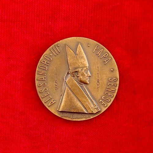 Medaglia bronzo papa - bronzo,