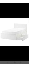 Struttura Letto alla Francese 120x200 Bianco una Piazza e Mezza Camera IKEA MALM