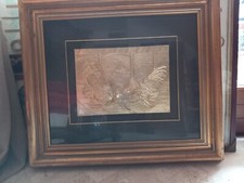 quadro argento in foglia d oro