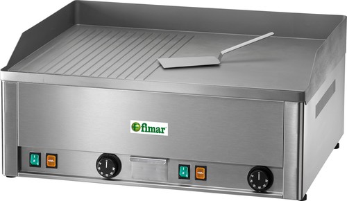 Fry top elettrico - , doppio