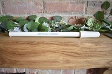 Pompa bici vintage originale Bluemels bicicletta retrò bianca made in England (I)