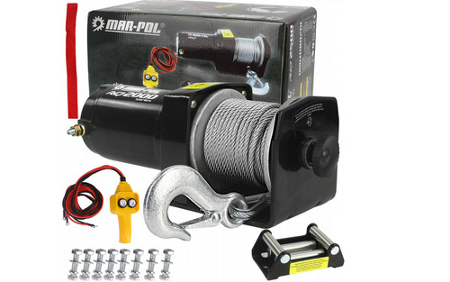 Winch 12v 2000lbs per atv - atv, quad