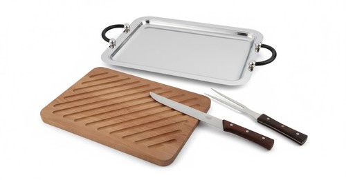 Vassoio acciaio inox lucido - inox,