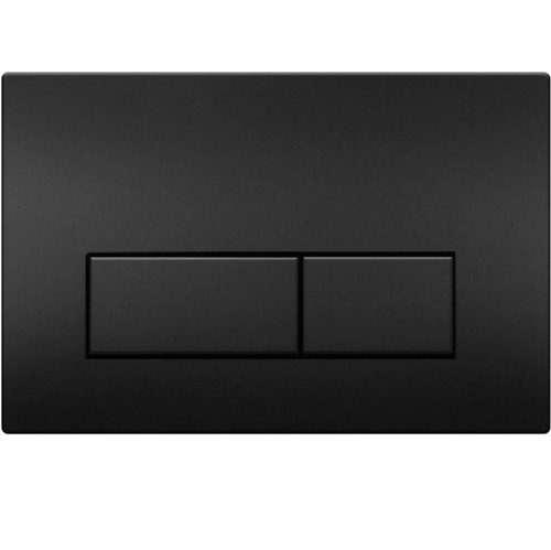 Piastra pulsante nero opaco - pulsante,