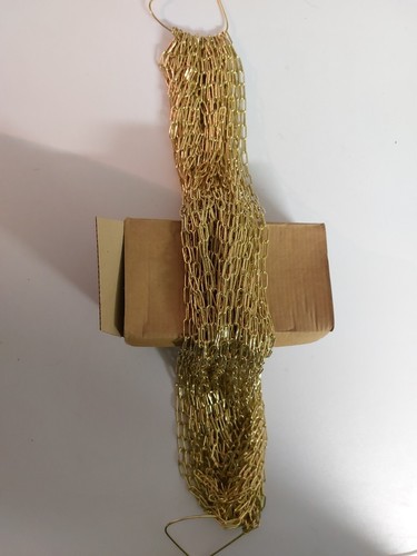 Catena genovese ferro ottonata - ferro,