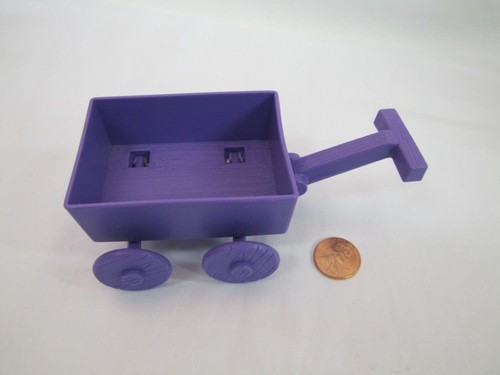 Casa delle bambole carro viola