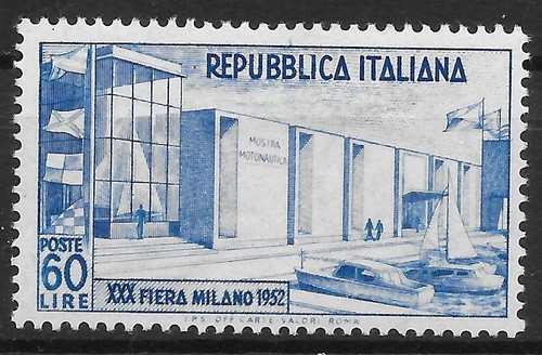 Italia sg811 1952 fiera - italia, 30°