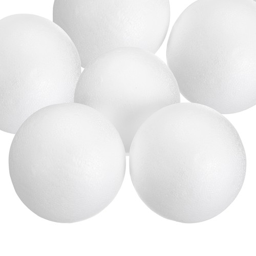 Pcs per palline - 6, polistirolo