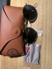 Ray-Ban Round Metal RB3447 53-21 145mm Occhiali da Sole Rotondi Montatura Oro...