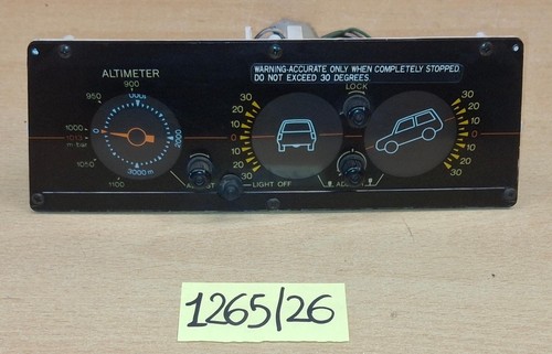 Altimetro inclinometro toyota - altimetro,