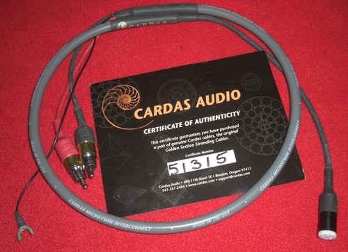 Cardas audio microtwin phono - microtwin,