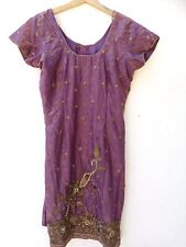 ? Tunica? Abito orig. Abito tunica hippie indiano con ricamo 34/36 Bali Goa