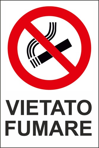Cartello segnaletica vietato - cartello,