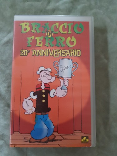 Vhs cartoons braccio ferro - vhs,