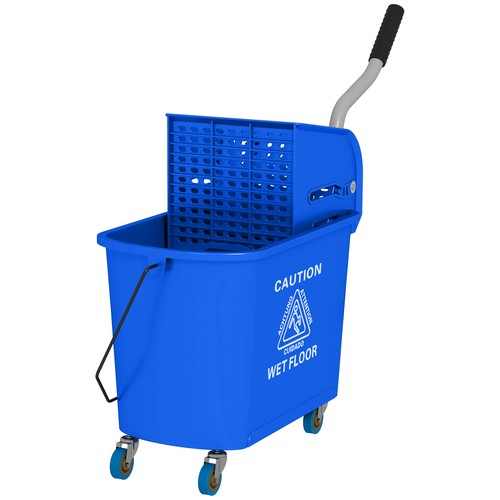Homcom carrello pulizie 20l - da,