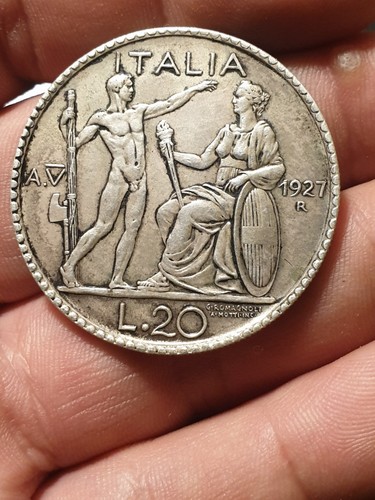 Moneta lire 1927 - 20,
