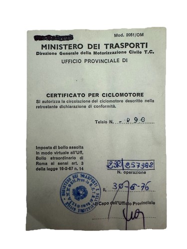Libretto circolazione - libretto,
