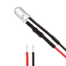10pcs 5mm prewired diffused - 10pcs,