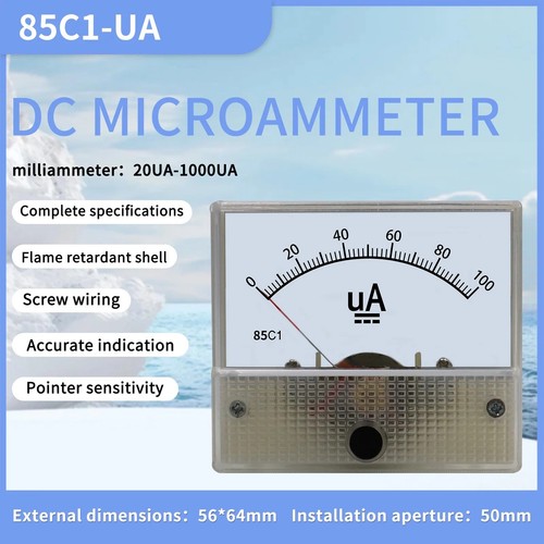 Microammetro analogico 85c1 - analogico,