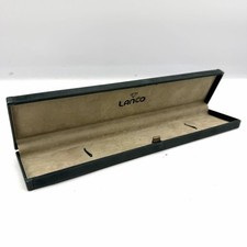 LANCO box scatola orologio polso astuccio cofanetto verde in velluto vintage