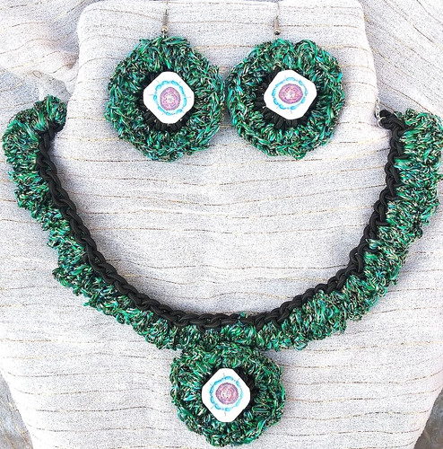 Parure choker orecchini - parure, +