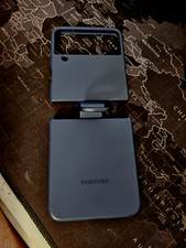 Samsung EF-PF721TNEGWW Cover Silicone con Anello Galaxy Z Flip 4 ‎Navy Blu