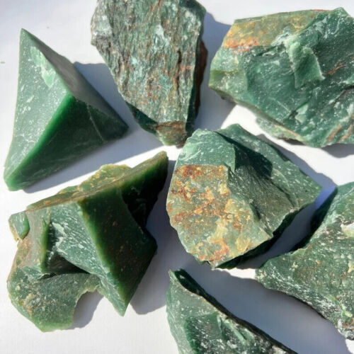 Pietra grezza giada verde - giada,