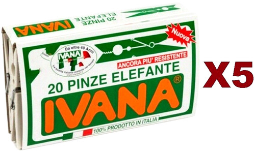 100 mollette ivana - mollette, pinze