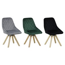 Sedia In Velluto Girevole RACE