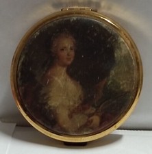 Porta cipria decorata con